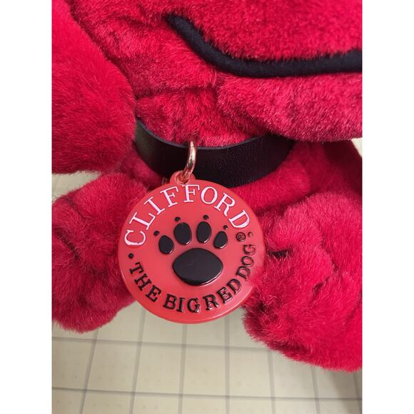 Vintage Clifford The Big Red Dog Plush Stuffed Animal Dakin 1990 Norman Bridwell - Picture 11 of 12